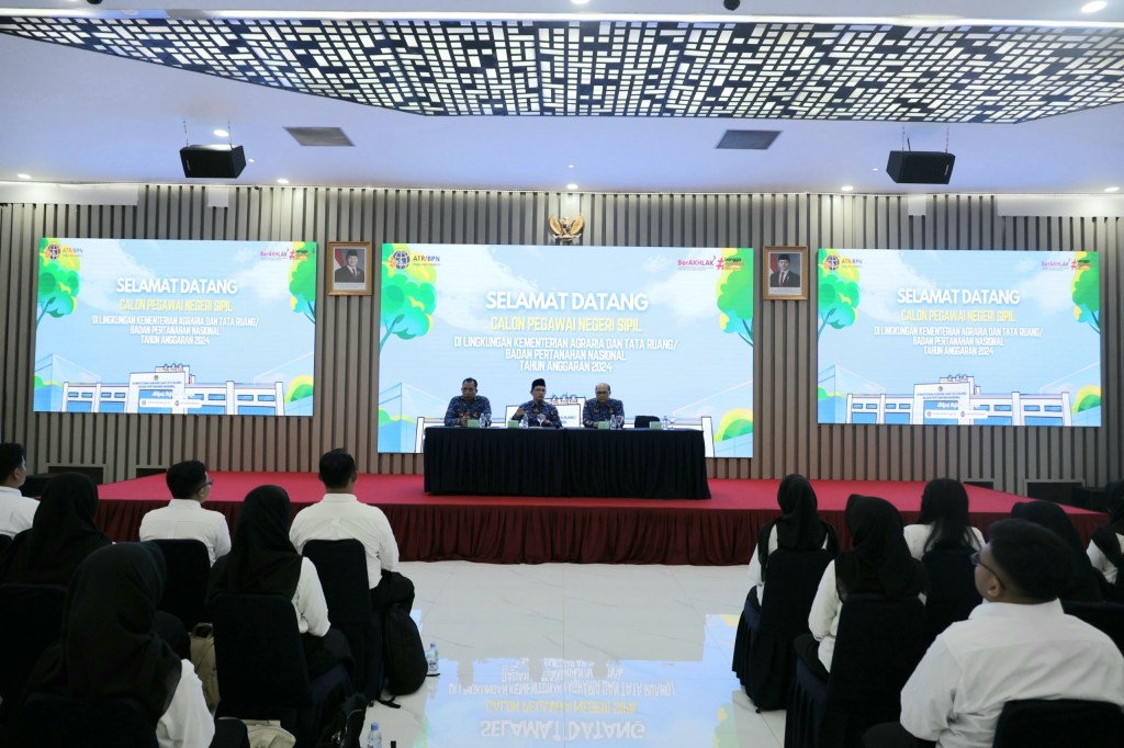 Pembekalan CPNS Kementerian ATR/BPN TA 2024, Kepala BPSDM Tegaskan Pentingnya Amanat Pelayanan&nbsp;Publik