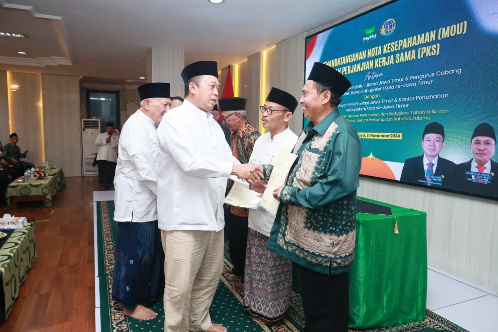 Menteri Nusron Tekankan Peningkatan Pendaftaran Tanah Wakaf di Sulawesi Selatan dan&nbsp;Gorontalo