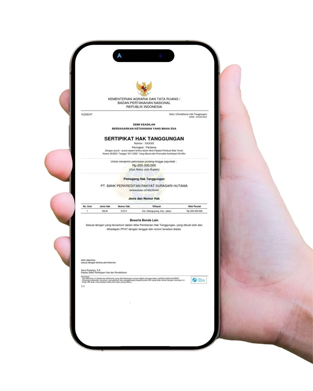 Jadi Layanan Paling Banyak Diakses Masyarakat, Ini Penjelasan Soal HT dan Roya Elektronik bagi Debitur Perorangan