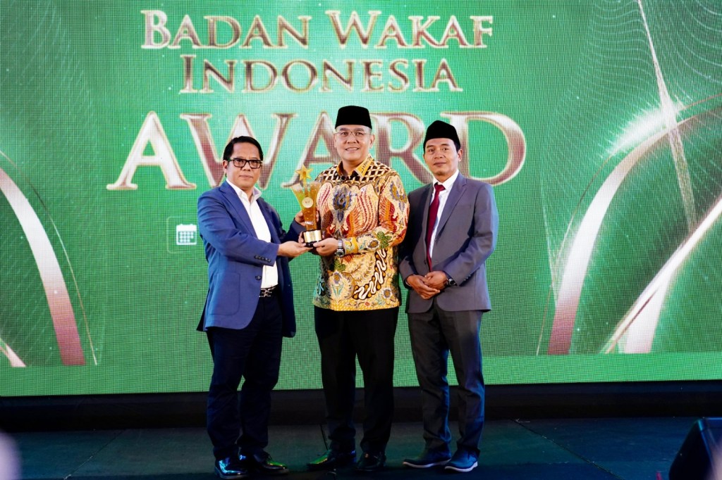 Kementerian ATR/BPN Raih Penghargaan Pendukung Percepatan Sertifikasi Tanah Wakaf oleh BWI&nbsp;Awards