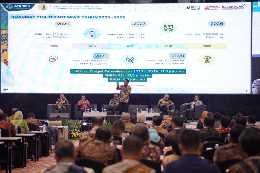 Jelang 2026, Kementerian ATR/BPN Targetkan Bidang Tanah Terdaftar Lebih&nbsp;Merata
