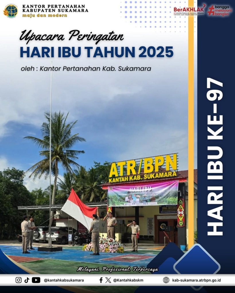 Kantah Sukamara Gelar Upacara Peringatan Hari Ibu ke-97 Tahun&nbsp;2025