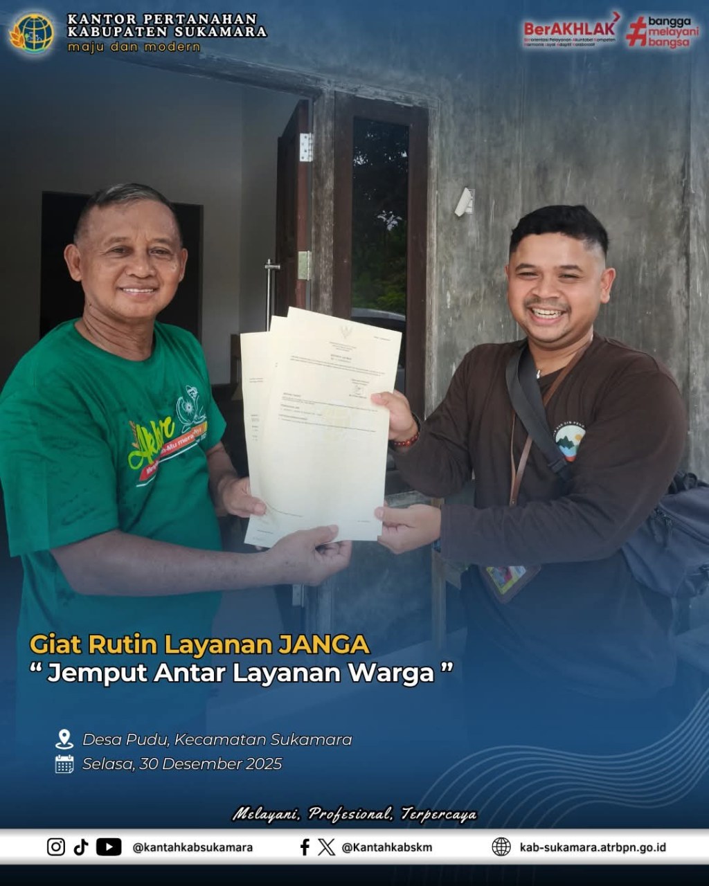 Giat Rutin Layanan JANGA Edisi 30 Desember 2025