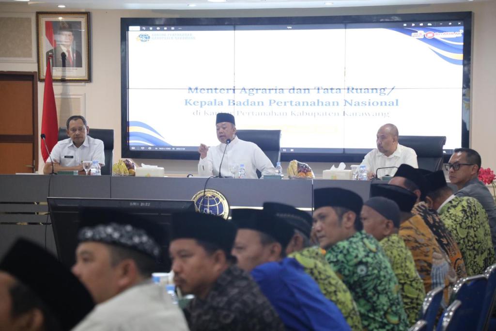 Menteri Nusron Ingin Tokoh Keagamaan Terlibat Aktif dalam Penyelesaian Sertipikasi Tanah&nbsp;Wakaf