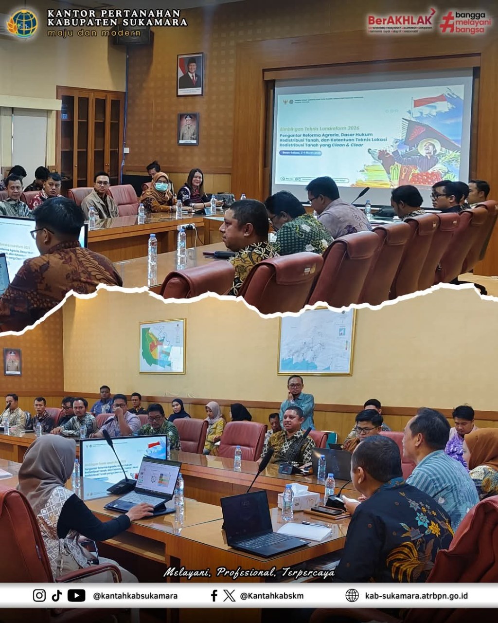 Dalam Rangka Penguatan Pelaksanaan Reforma Agraria, Kantah Sukamara Ikuti Koordinasi dan Bimbingan Teknis Landreform Tahun 2026 oleh Kanwil BPN Prov.&nbsp;Kalteng