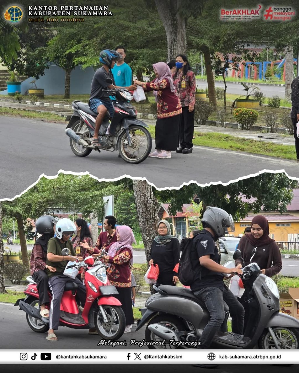 Semangat Berbagi di Bulan Suci Ramadan Ikawati Kantor Pertanahan Kabupaten Sukamara Gelar Kegiatan Berbagi Takjil bagi&nbsp;Masyarakat