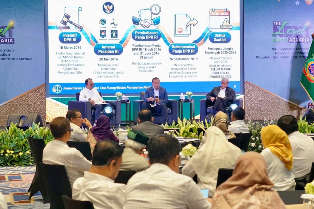 Kementerian ATR/BPN Libatkan KAPTI-AGRARIA dalam Penguatan Substansi RUU Administrasi&nbsp;Pertanahan