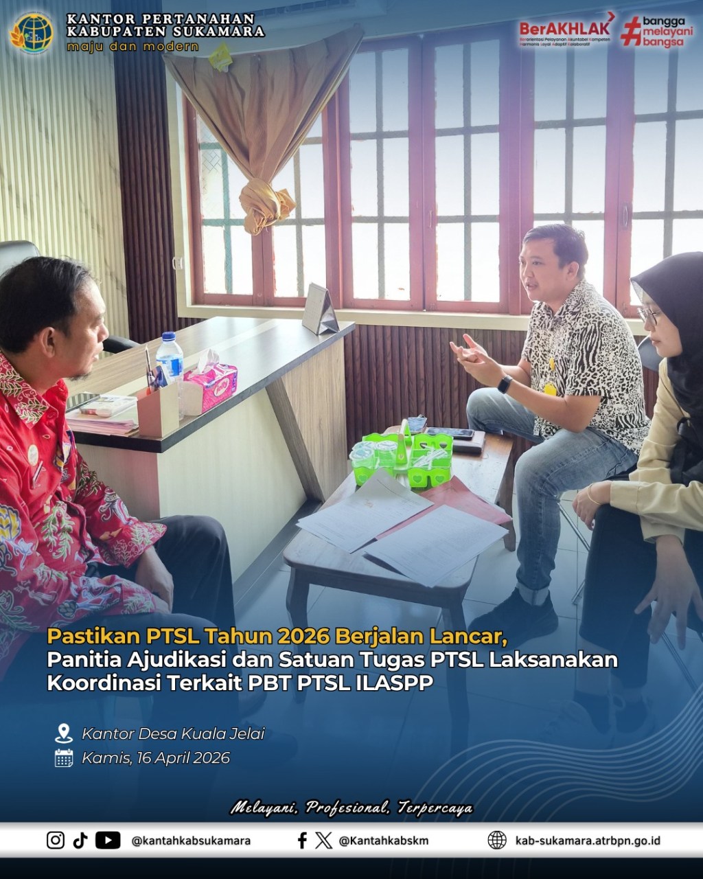 Pastikan PTSL Tahun 2026 Berjalan&nbsp;Lancar