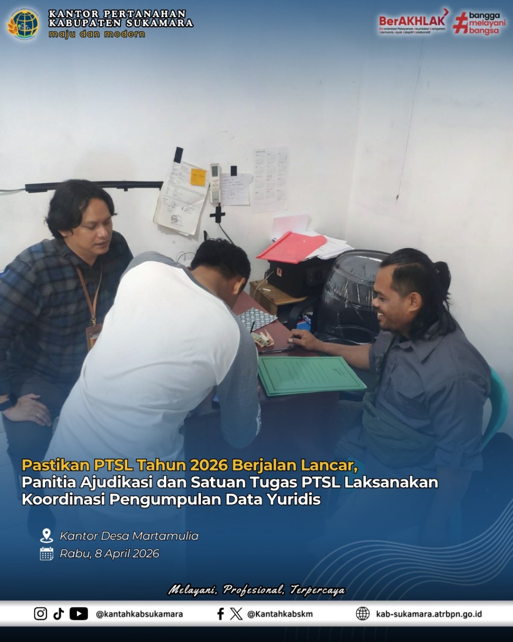 Pastikan PTSL Tahun 2026 Berjalan&nbsp;Lancar