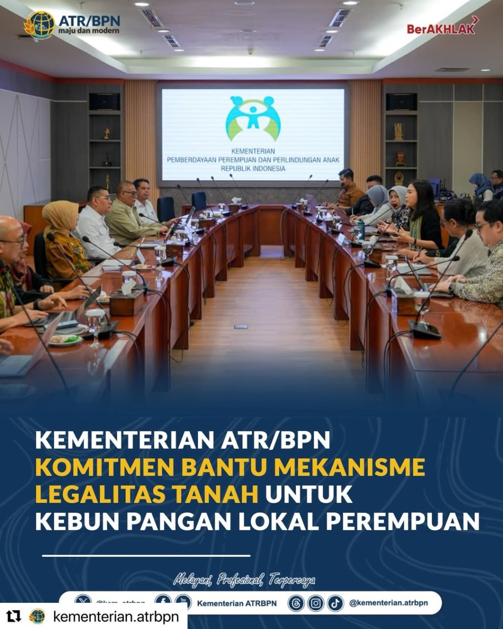 Kementerian ATR/BPN Komitmen Bantu Mekanisme Legalitas Tanah Untuk Kebun Pangan Lokal Perempuan
