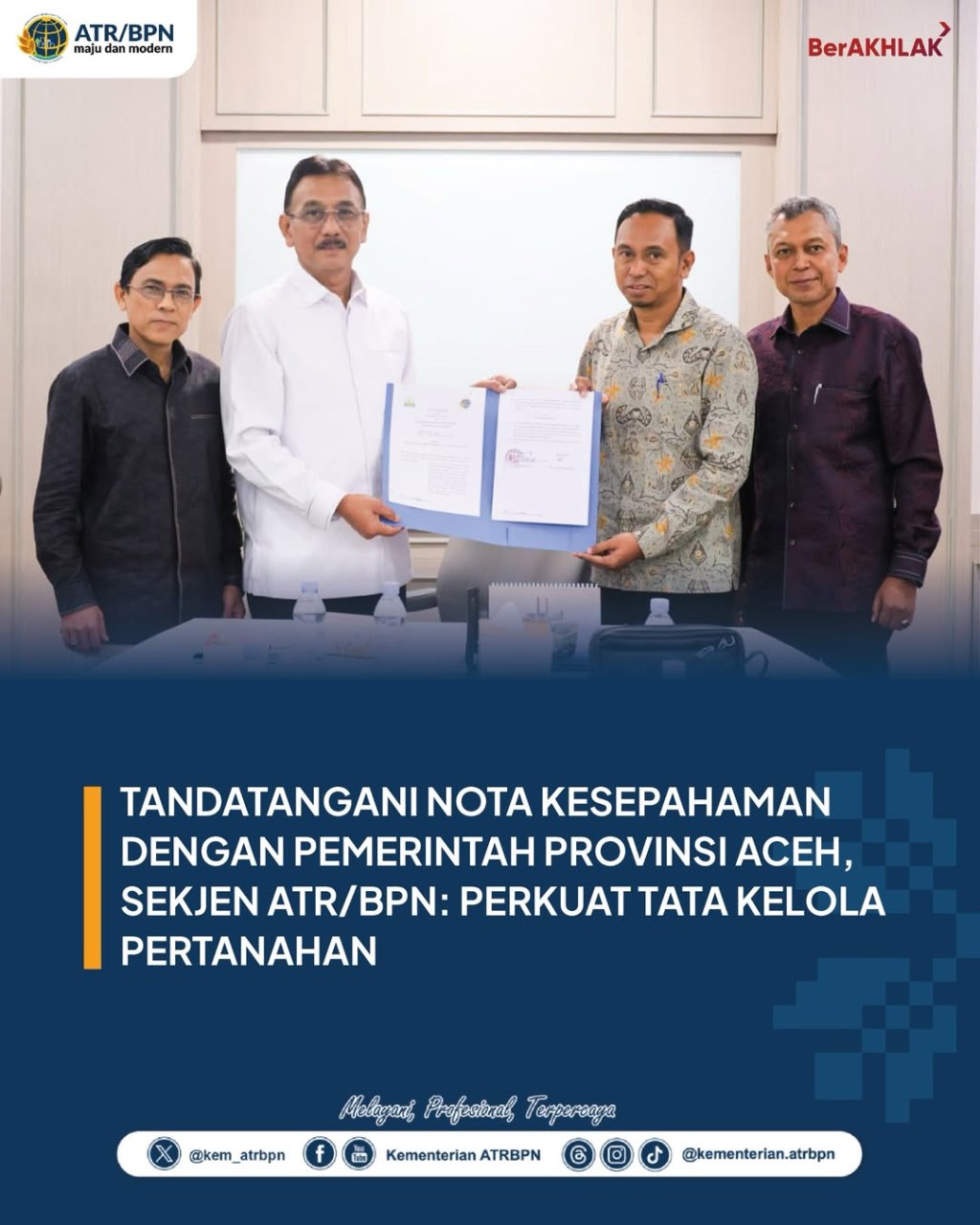 Sekjen ATR/BPN Perkuat Tata Kelola&nbsp;Pertanahan