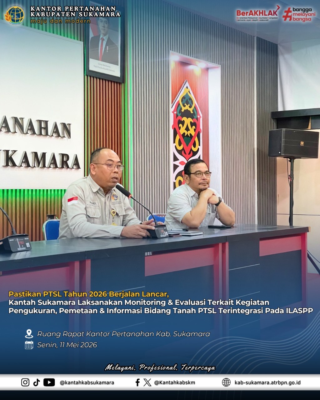 Pastikan PTSL Tahun 2026 Berjalan&nbsp;Lancar