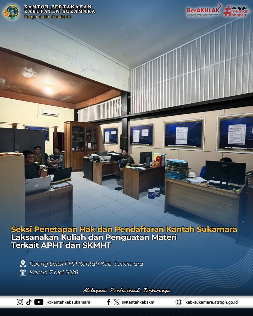 Upaya Meningkatkan Kompetensi, Kapasitas, dan Penguatan Pemahaman Pegawai di Bidang Pelayanan&nbsp;Pertanahan