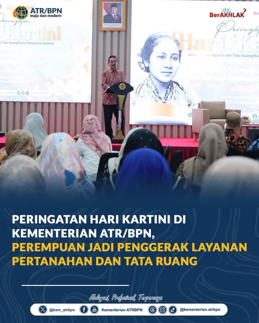 Peringatan Hari Kartini Di Kementerian&nbsp;ATR/BPN