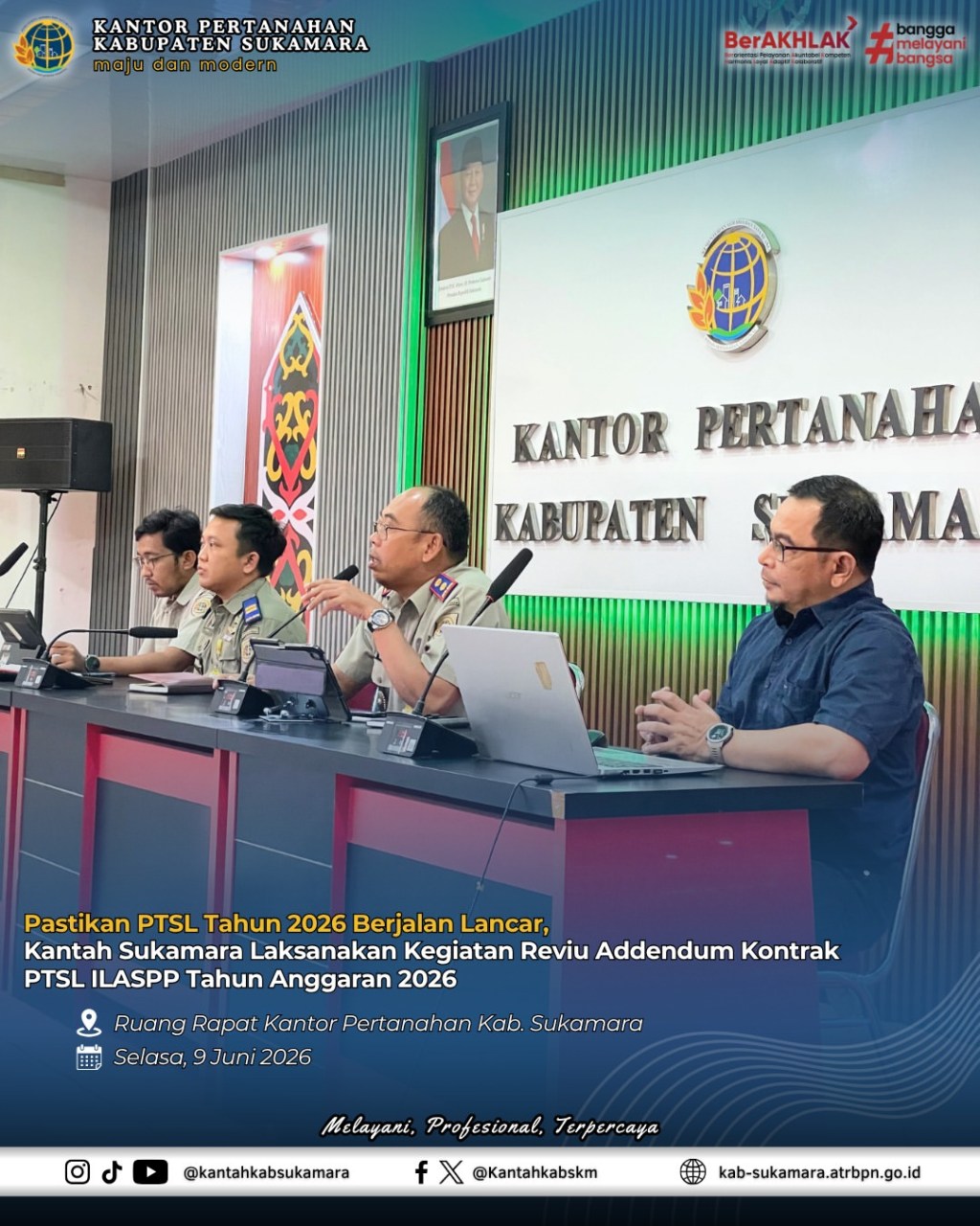 Pastikan PTSL Tahun 2026 Berjalan&nbsp;Lancar