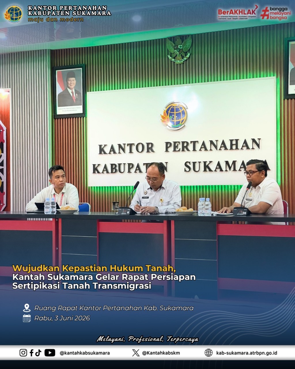 Wujudkan Kepastian HukumTanah