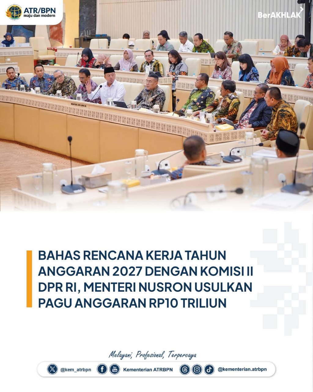 Bahas Rencana Kerja Tahun&nbsp;2027