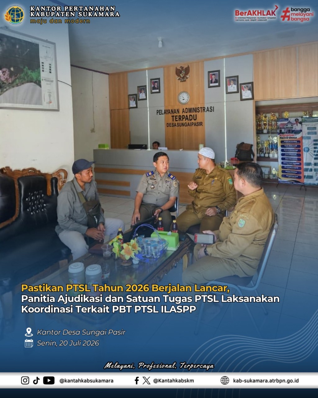 Koordinasi Terkait PBT PTSL&nbsp;ILASPP