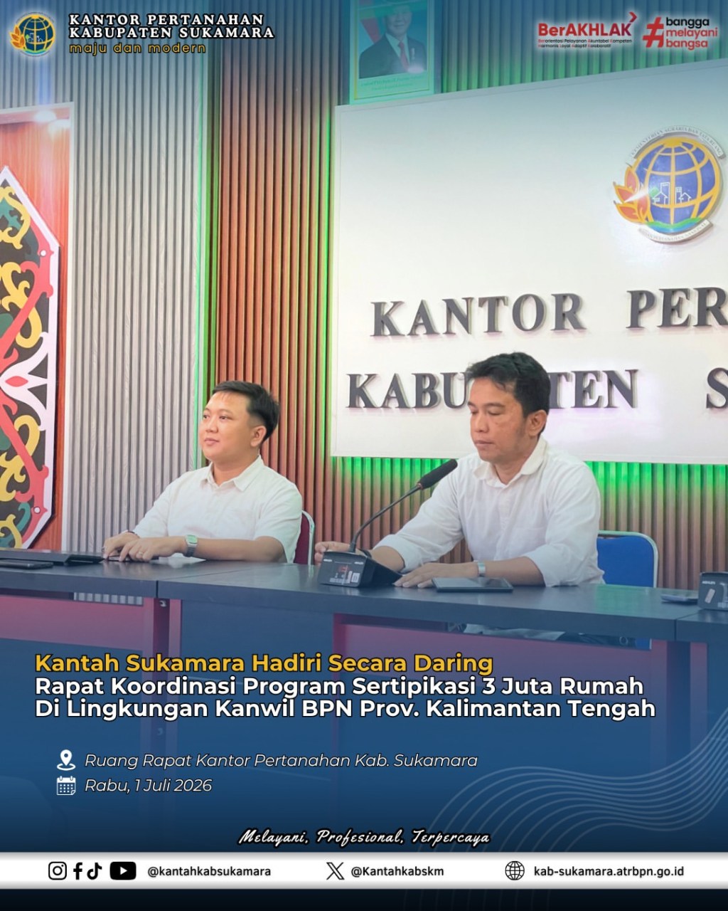 Rapat Koordinasi Program Sertipikasi 3 Juta Rumah