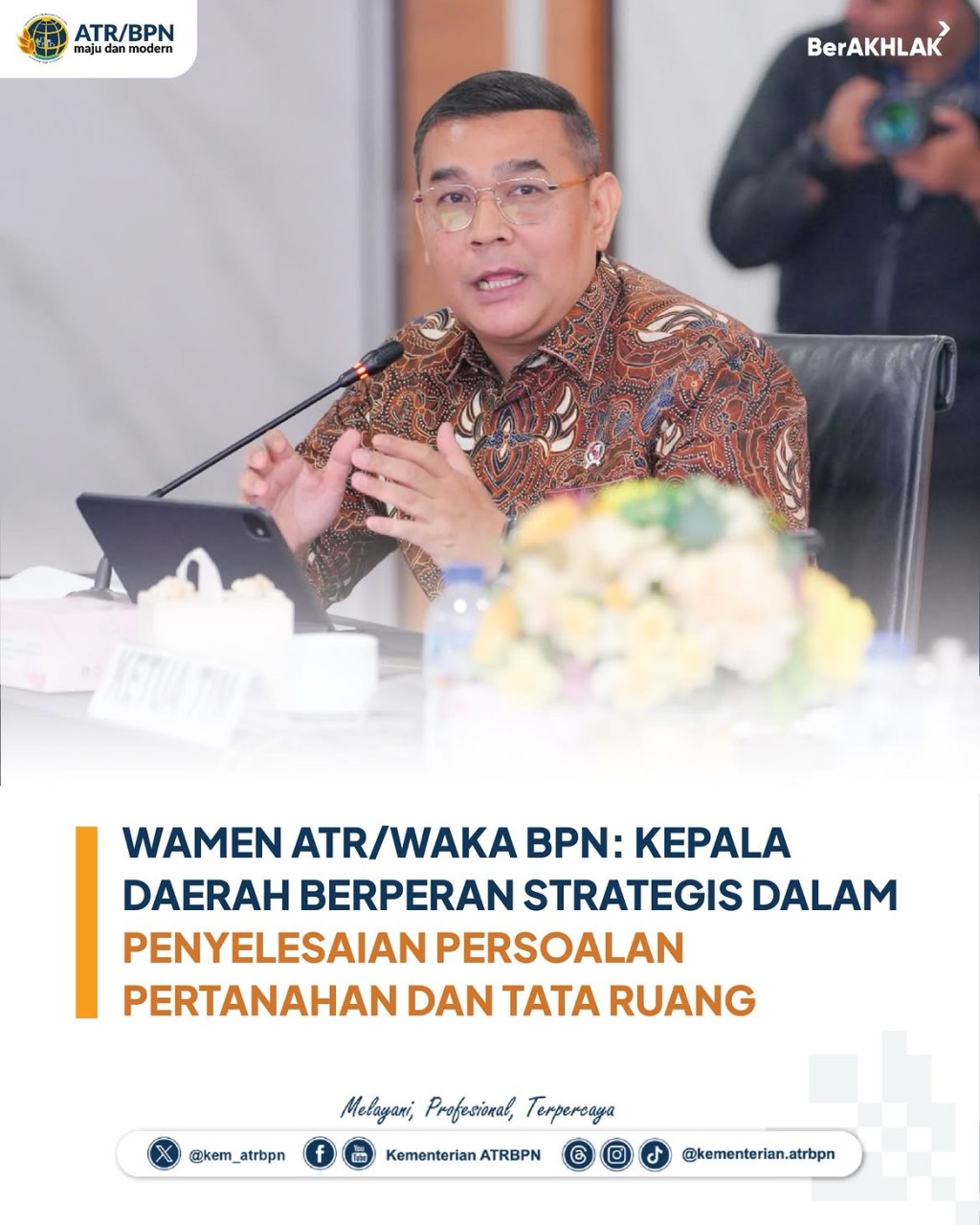 Wamen ATR/BPN Bersama Komisi II DPR RI Melakukan Pertemuan Dengan Pemerintah Provinsi&nbsp;Batam