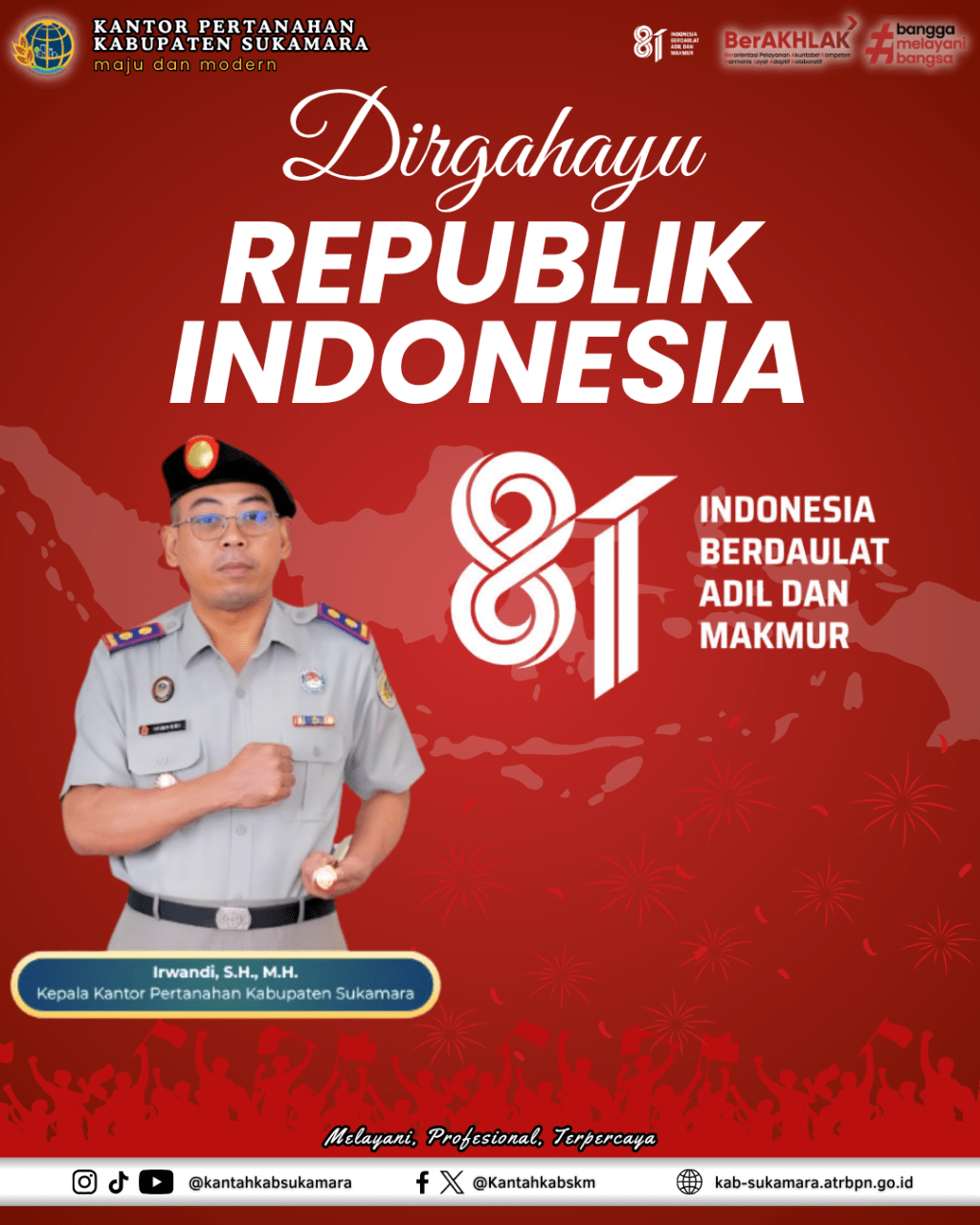 Dirgahayu Republik Indonesia&nbsp;Ke-81