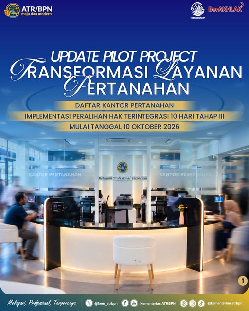 Transformasi Layanan Pertanahan