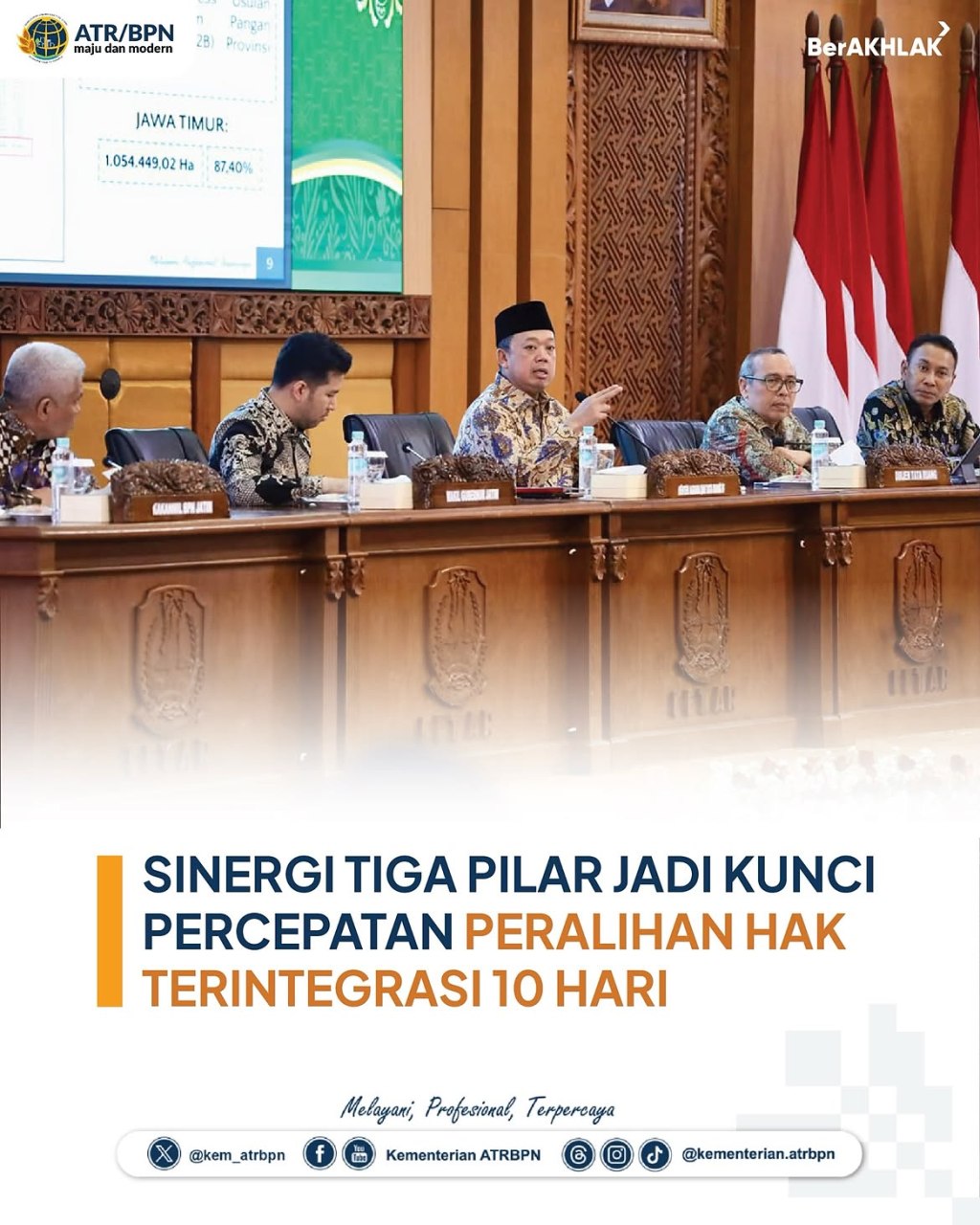 Sinergi Tiga Pilar Jadi Kunci Percepatan Peralihan Hak Terintegrasi 10&nbsp;Hari