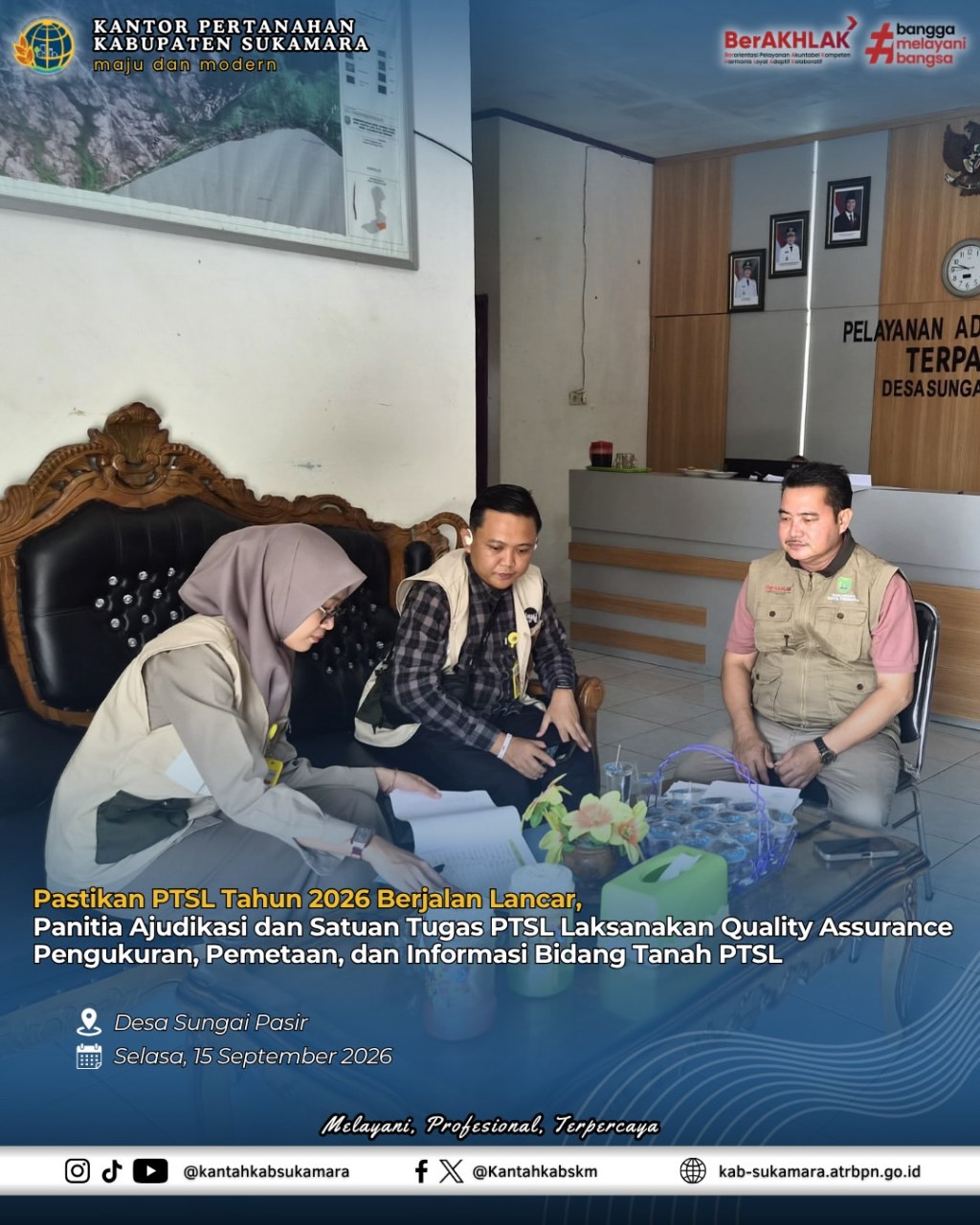 Quality Assurance Pengukuran, Pemetaan, dan Informasi Bidang Tanah&nbsp;PTSL