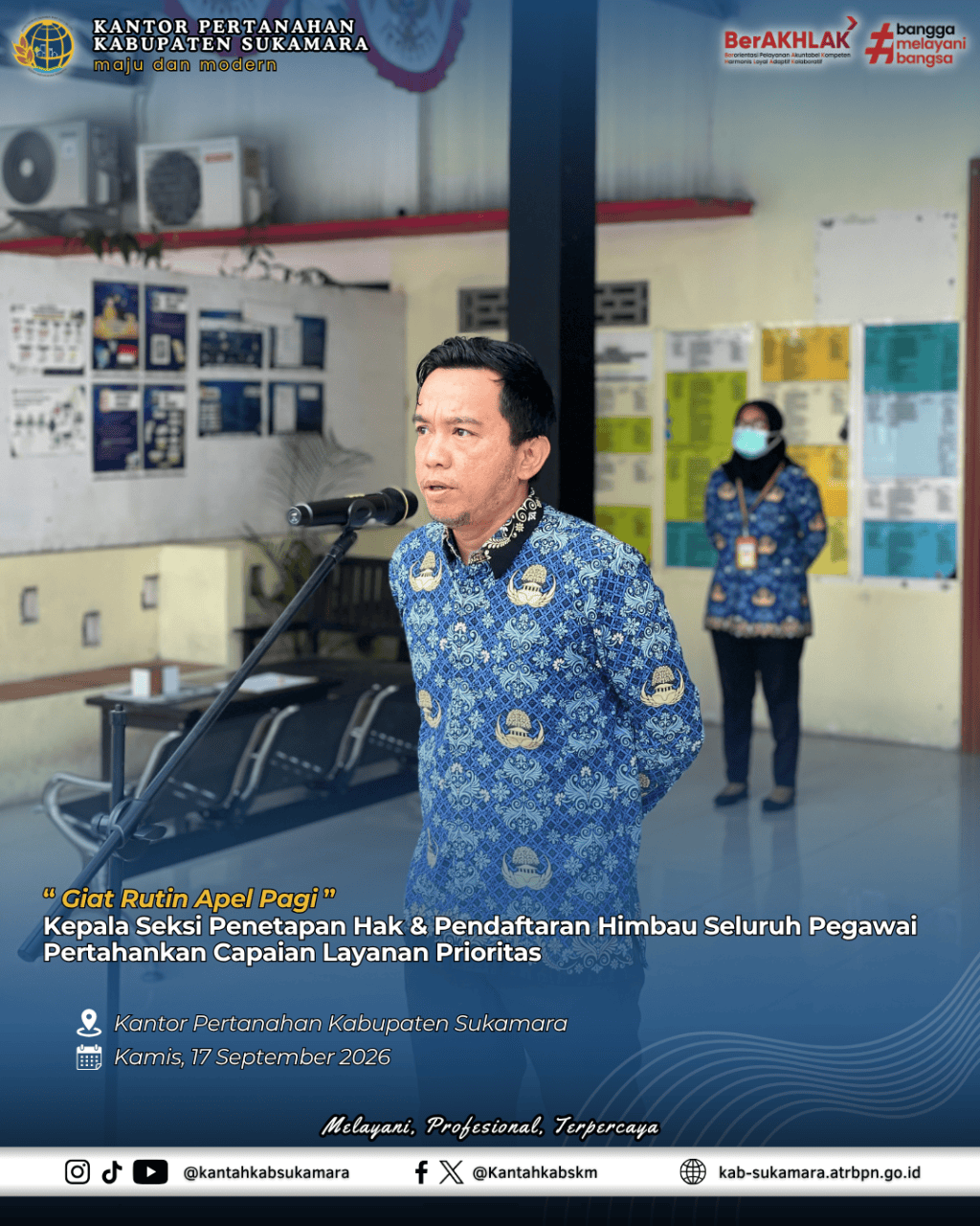 Giat Rutin Apel Pagi 17 September&nbsp;2026
